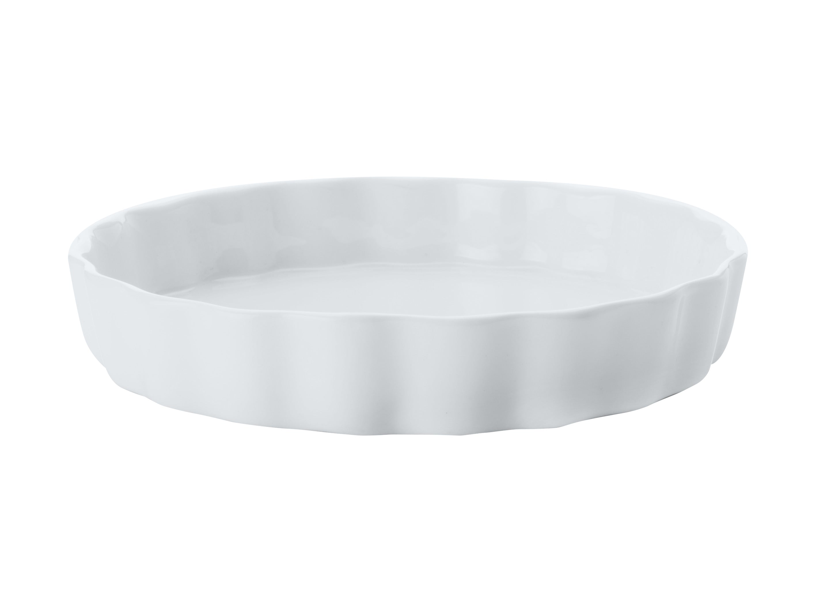 WHITE BASICS FLAN DISH 13CM