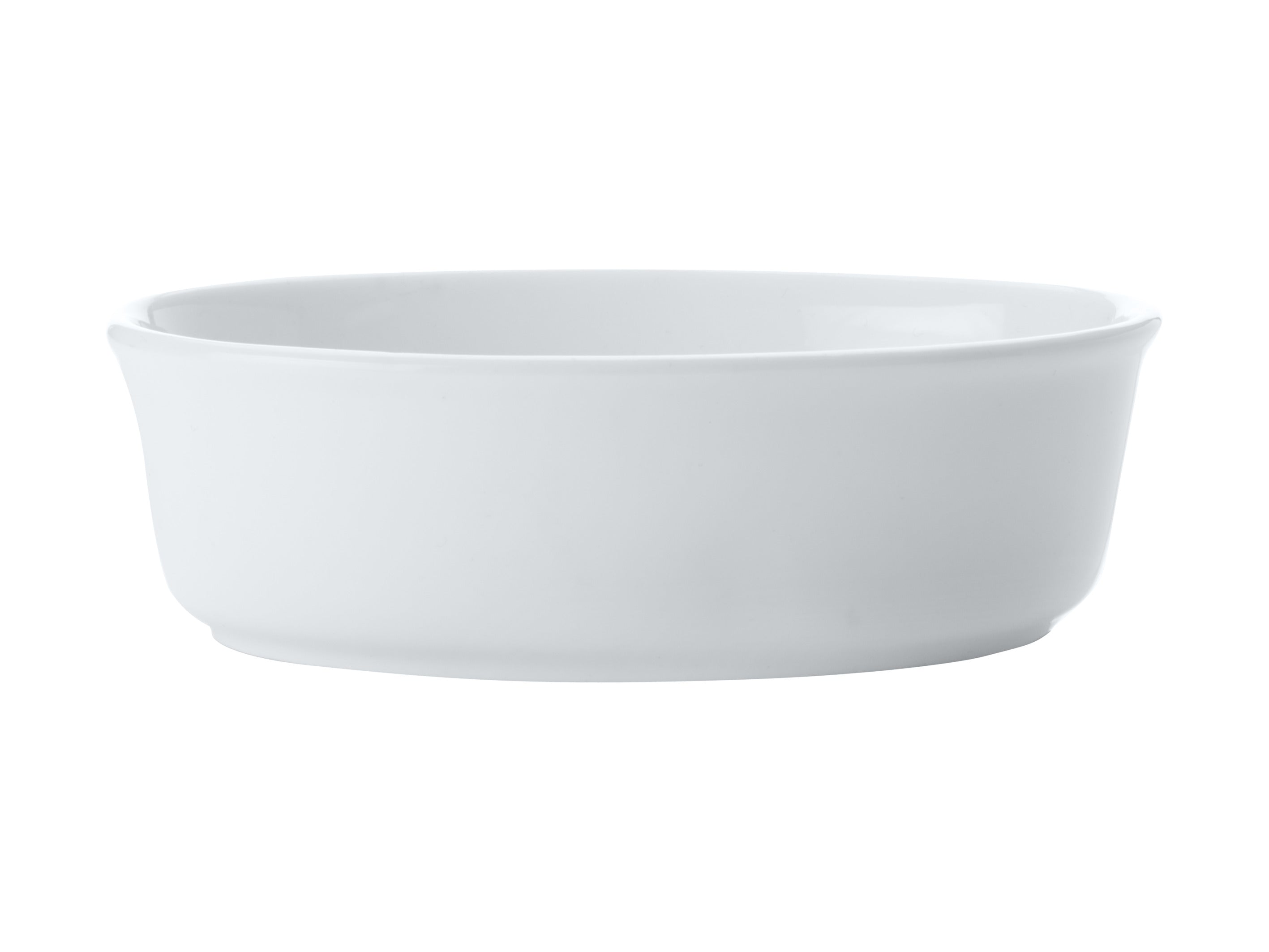 WHITE BASICS OVAL PIE 18CM