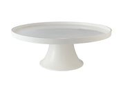 WHITE GOLD CAKE STAND WHT/GLD 30C