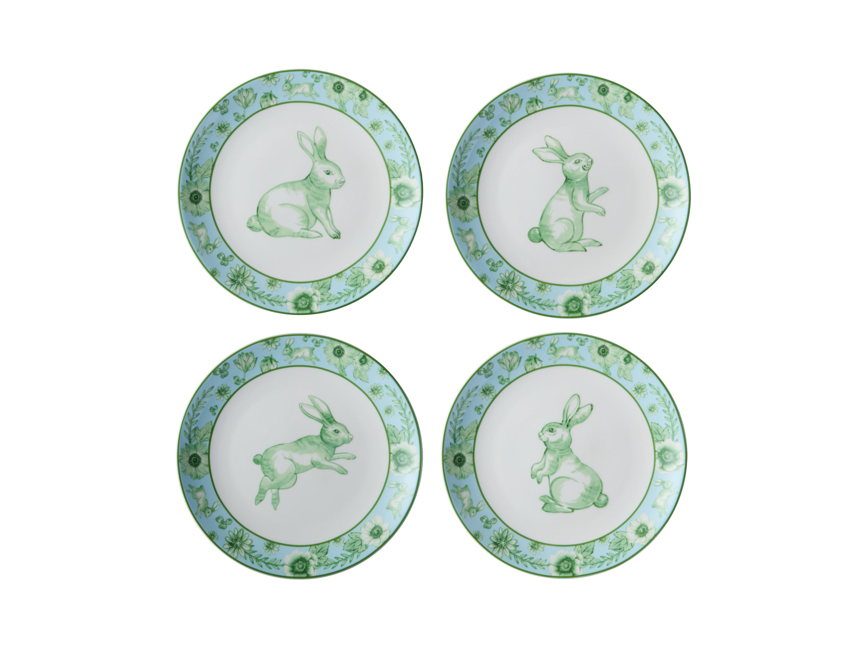 EASTER PLATES CC 20CM (SET4)