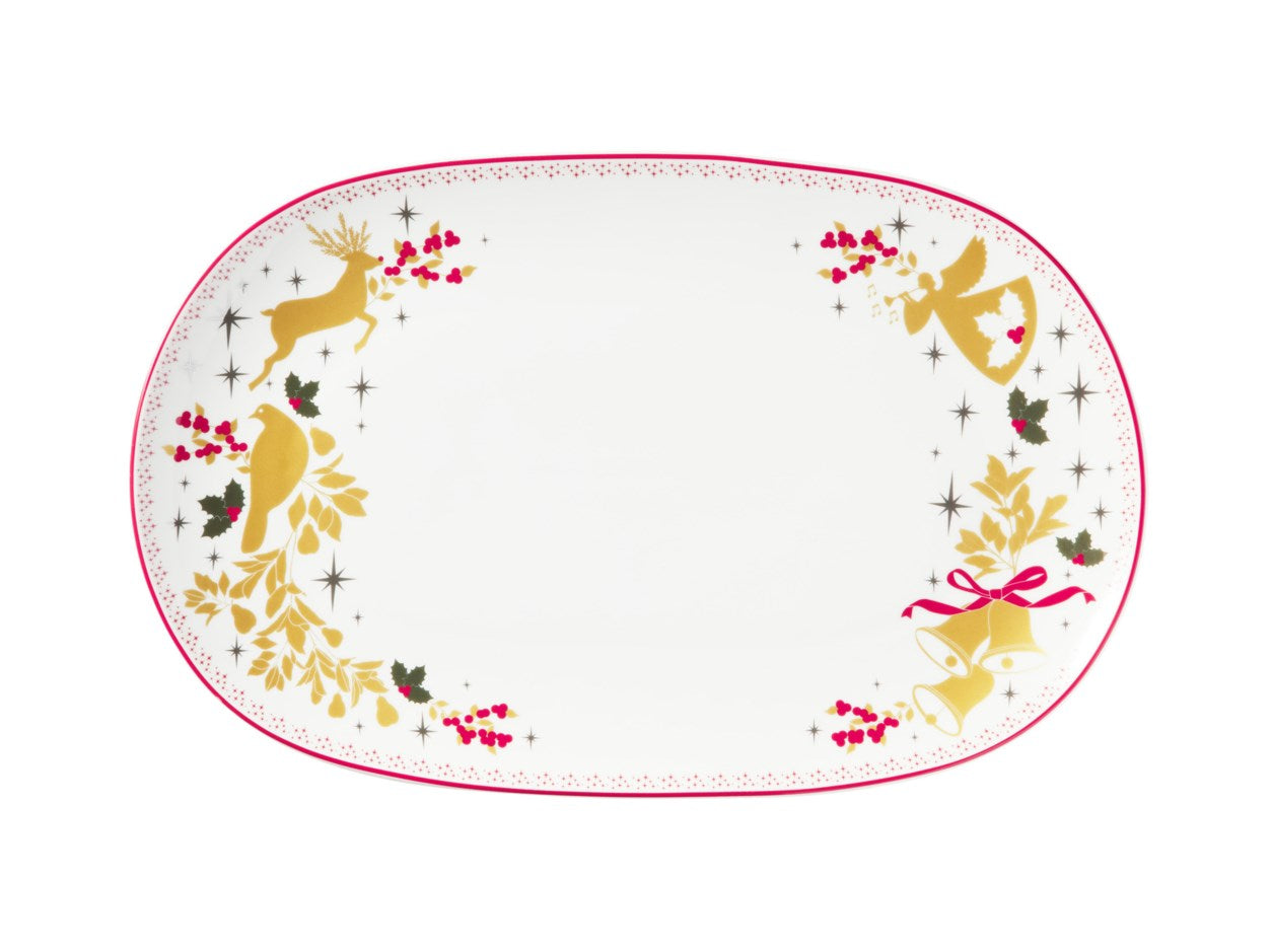 PLATTER WXMAS 36X23CM 