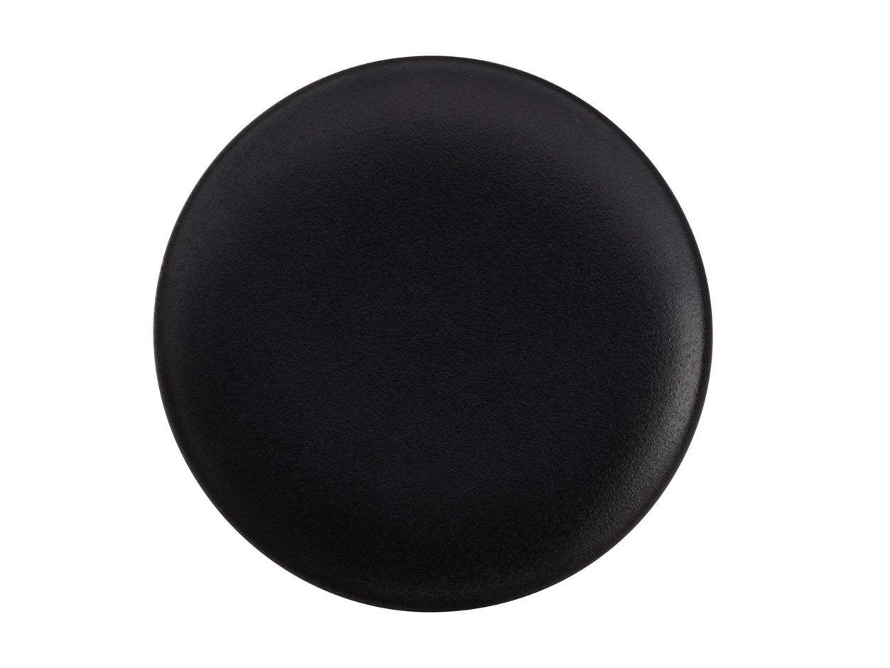 CAVIAR BLACK COUPE PLATE – Maxwell & Williams Canada