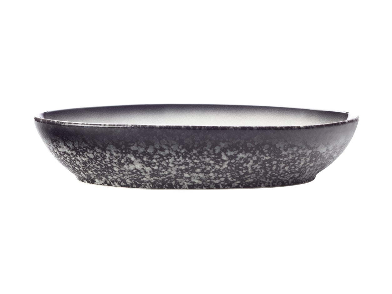 BOWL OVAL GRANITE 25CM