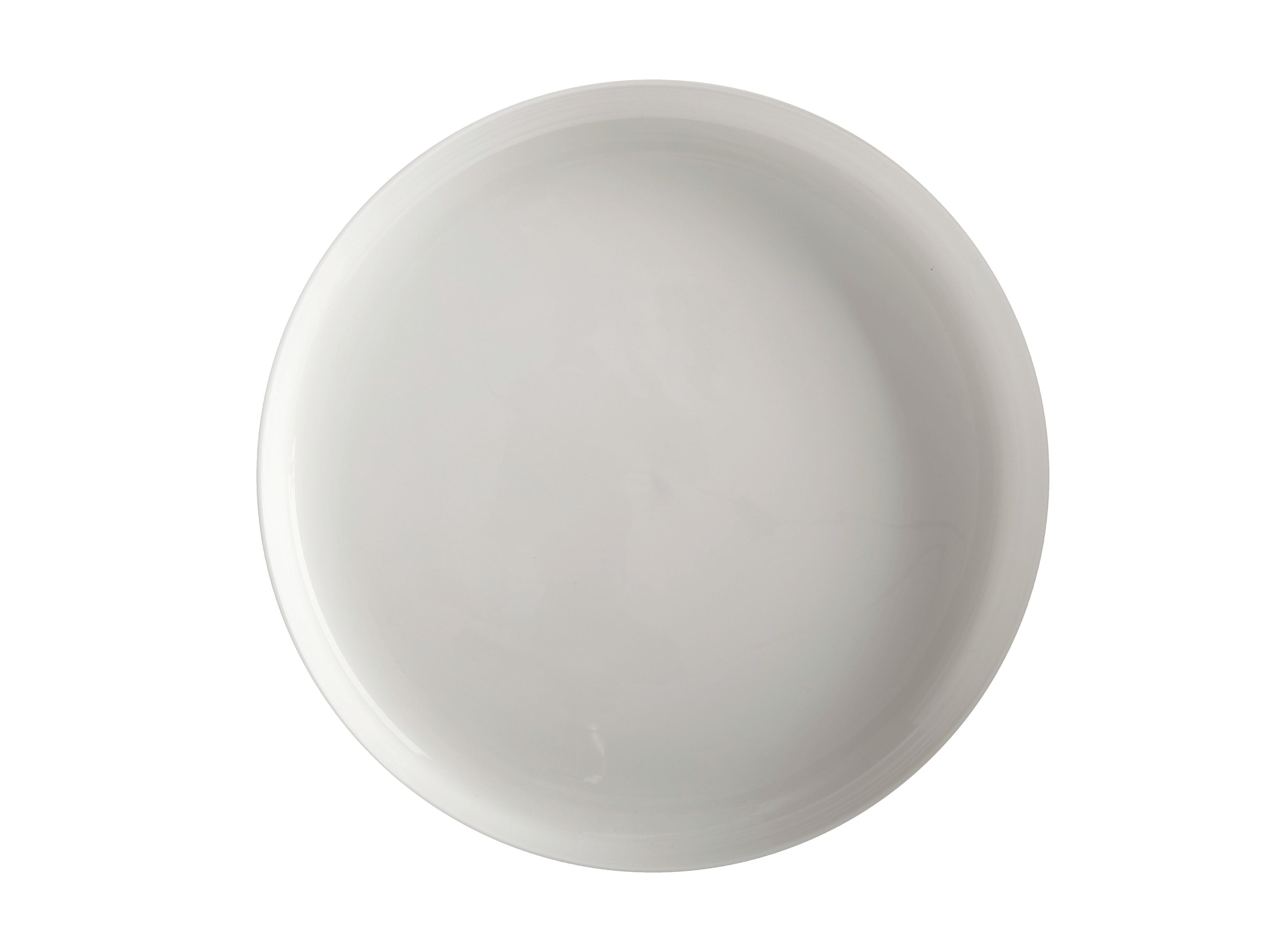 WHITE BASICS HIGH RIM PLATTER
