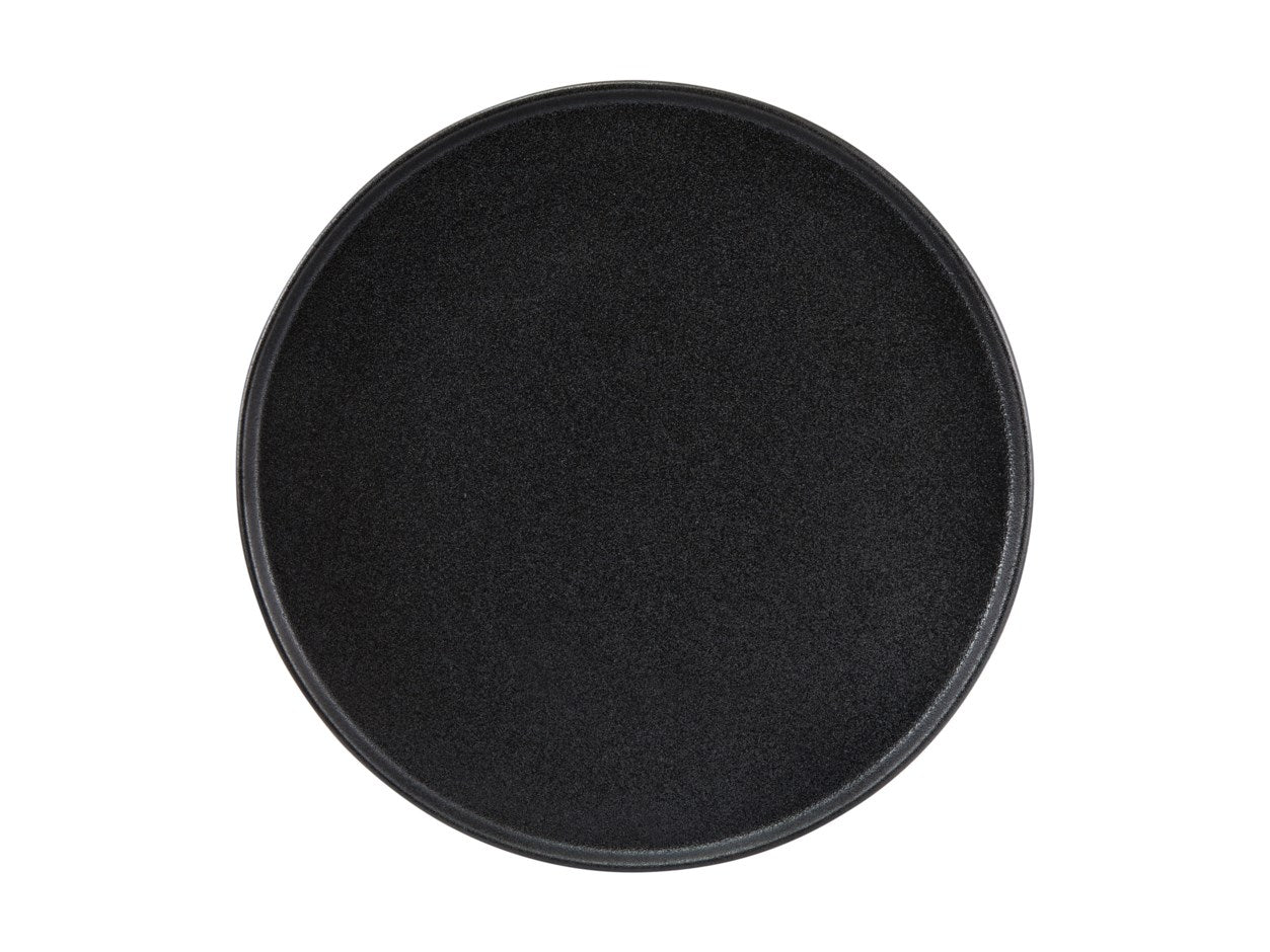 PLATE RIM CAV BLK 28CM