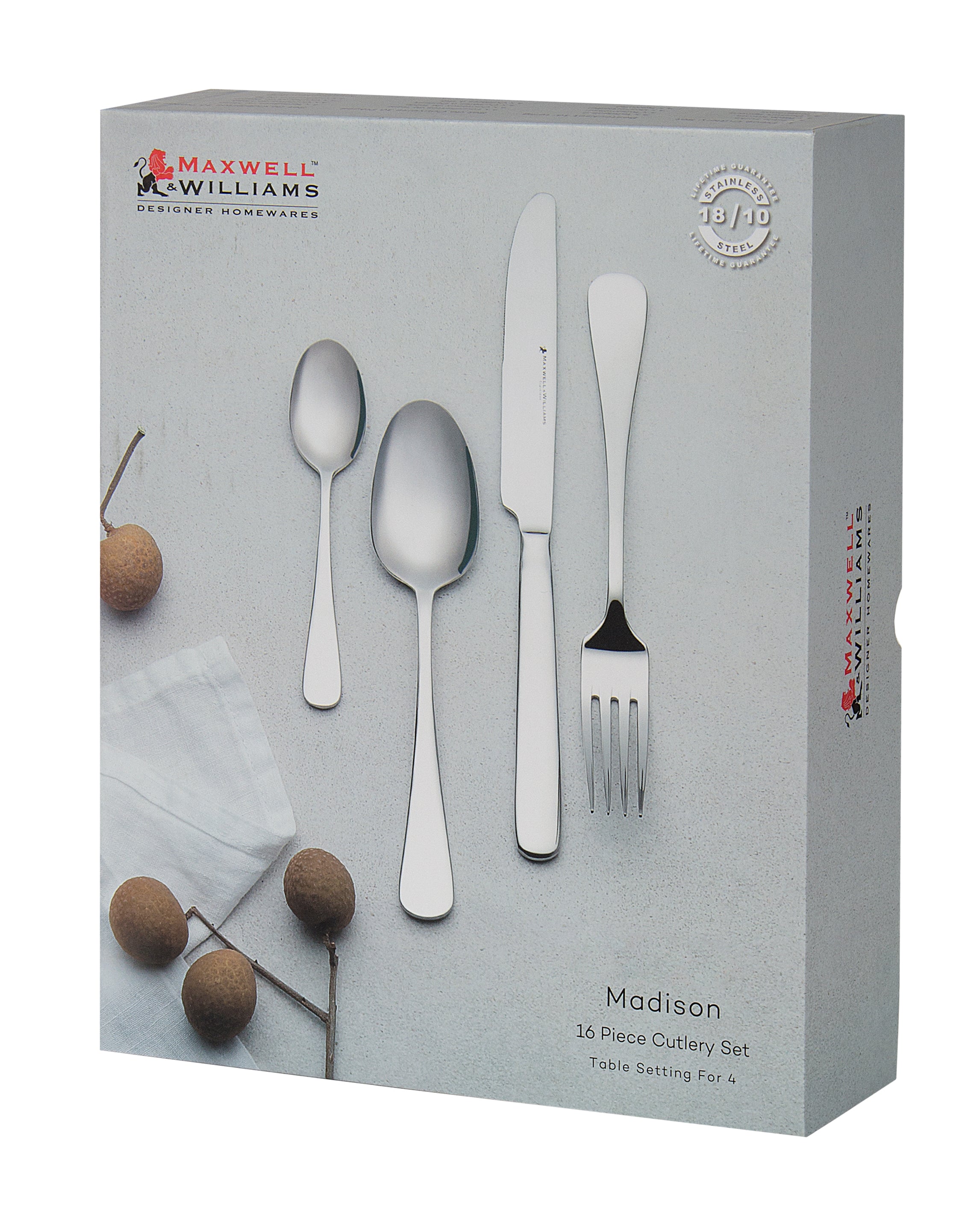 MADISON SET CUTLERY (16PC)