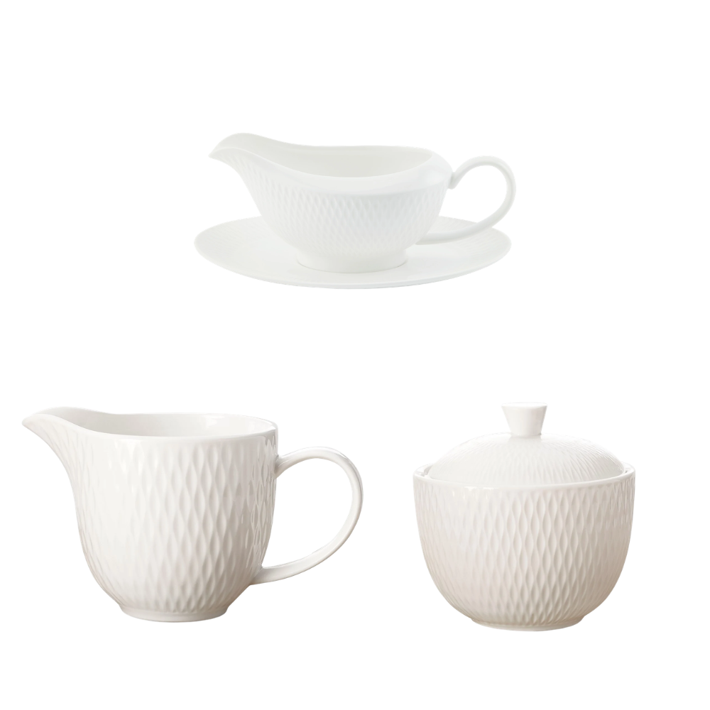 DIAMONDS ROUND SERVING SET BUNDLE