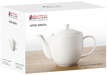 DIAMONDS ROUND TEAPOT 800ML