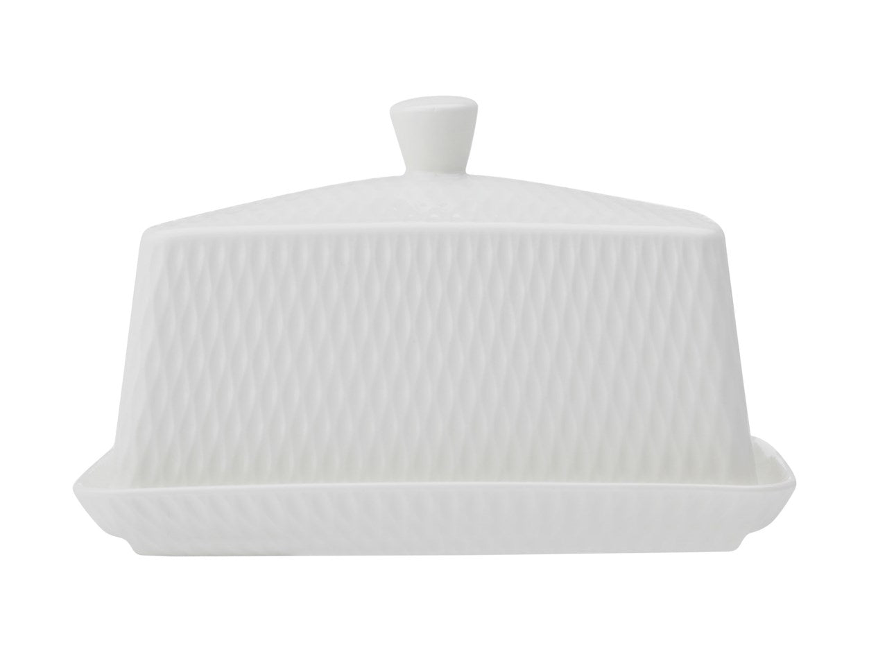 BUTTER DISH DIAMONDS