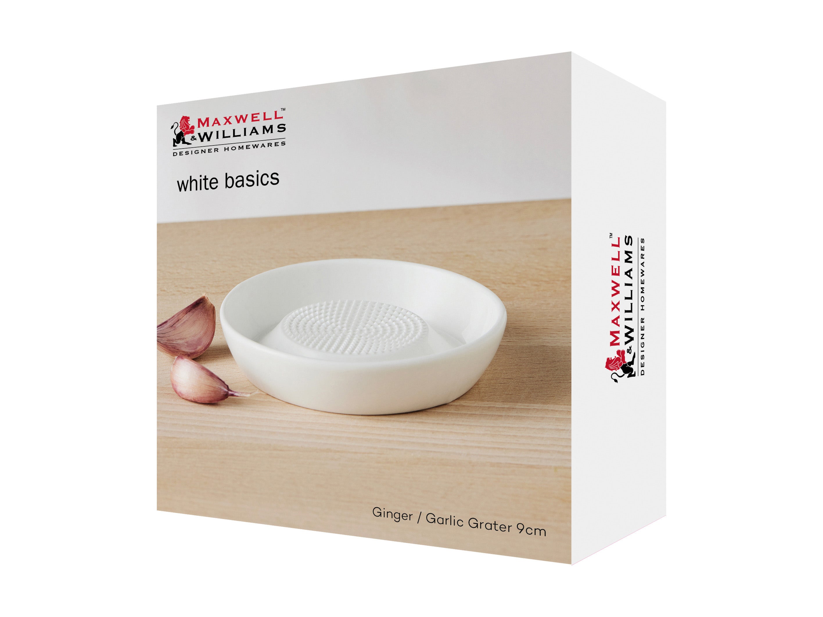 WHITE BASICS GARLIC GRATER 9CM