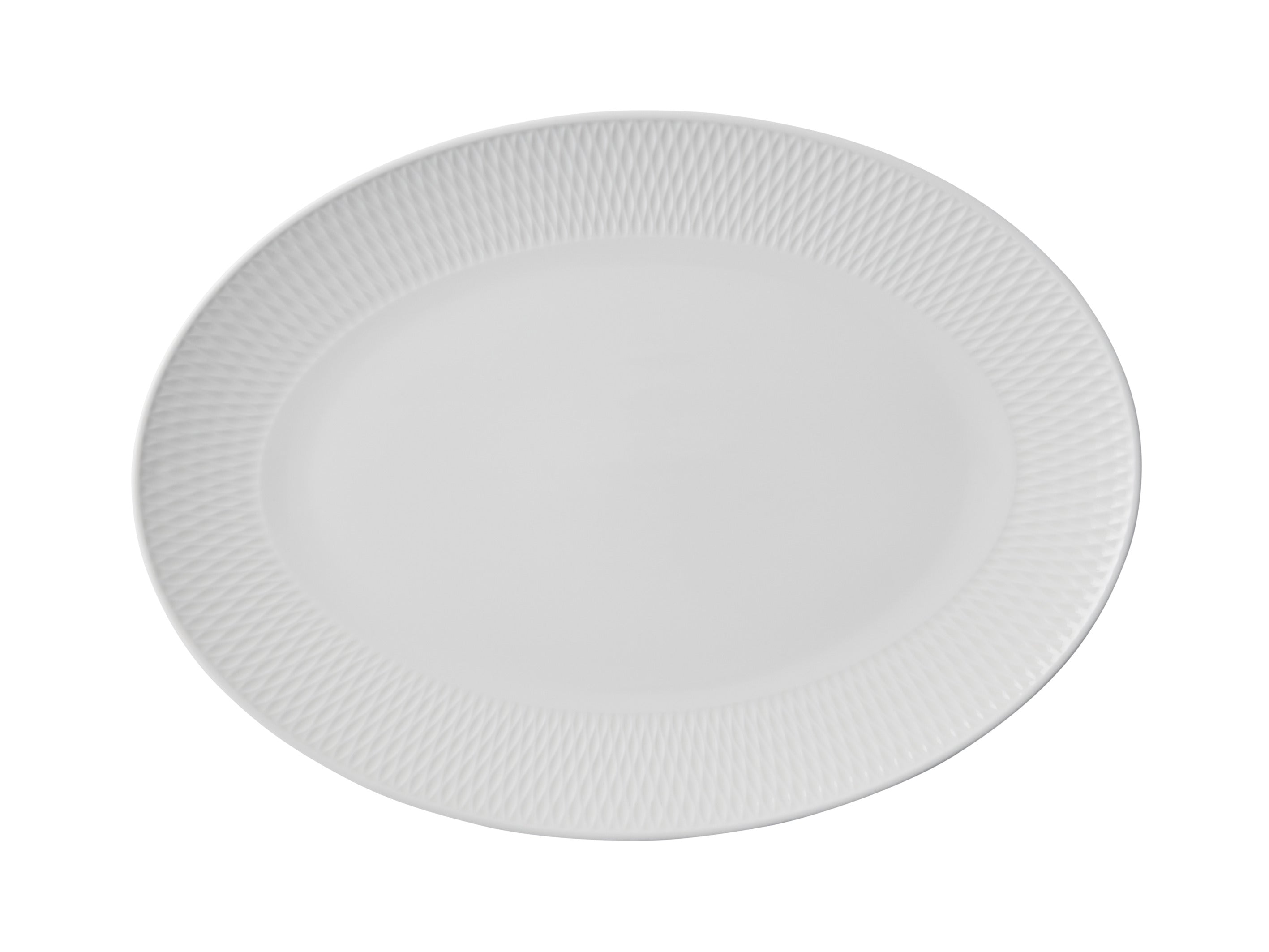 DIAMONDS OVAL PLATTER 44x32cm