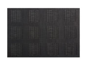 PLACEMAT SQUARES BLACK
