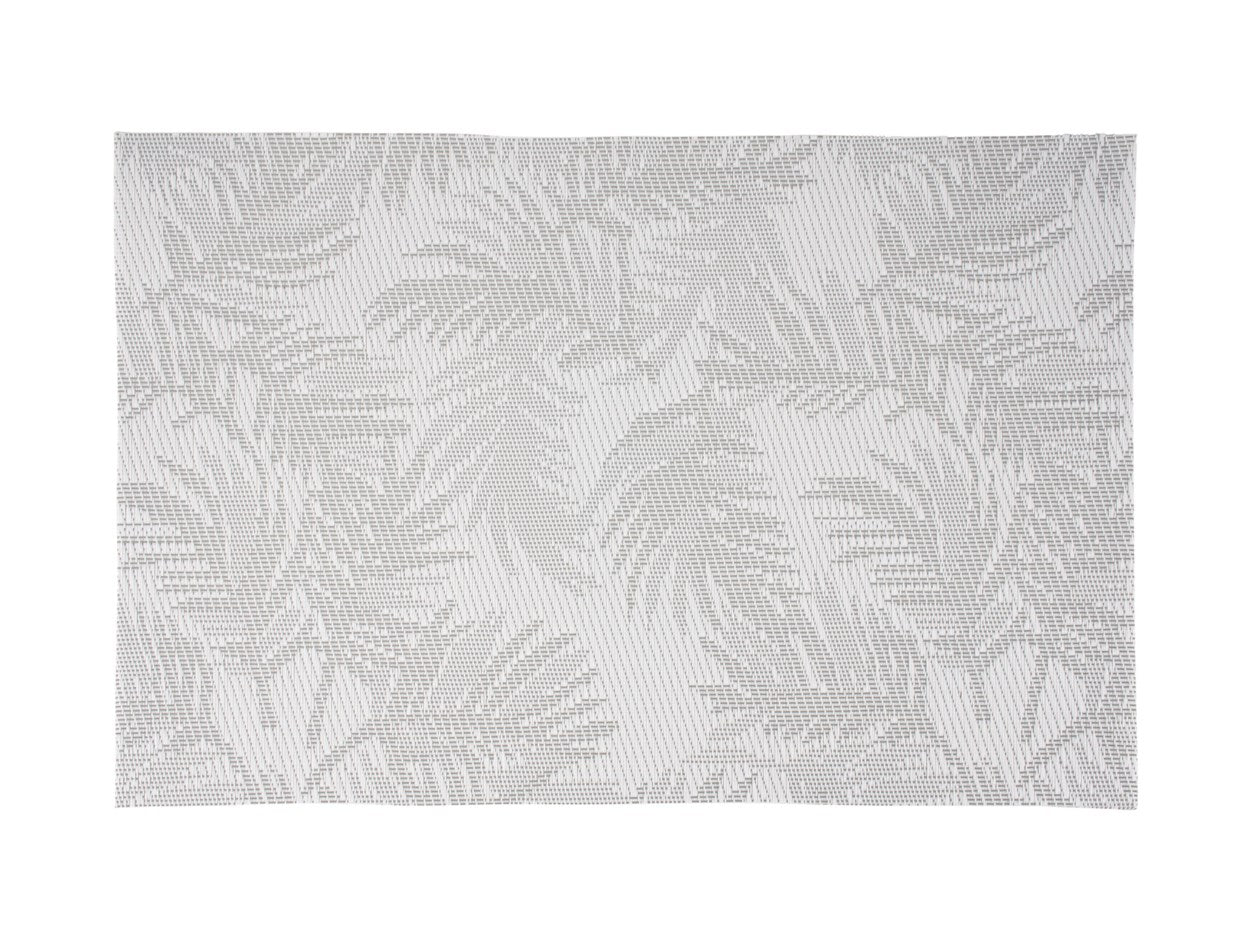 PLACEMAT FROND SILVER