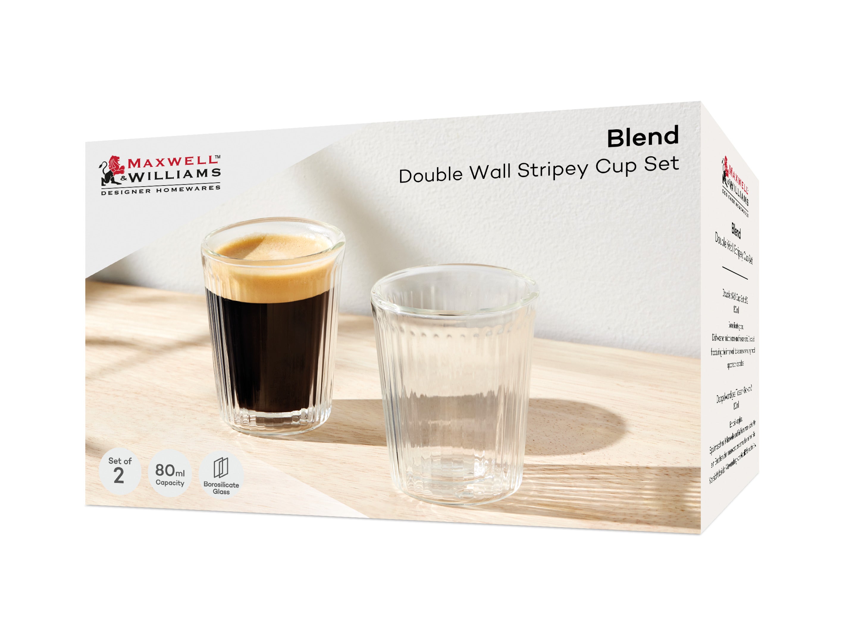 STRIPEY BLEND CUP SET 2