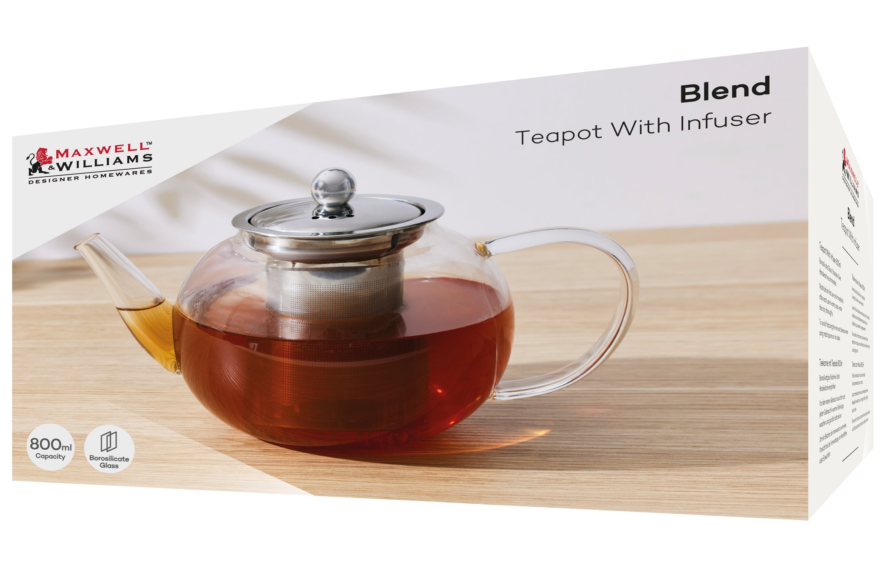 BLEND TEAPOT W/INFUSER 800ML