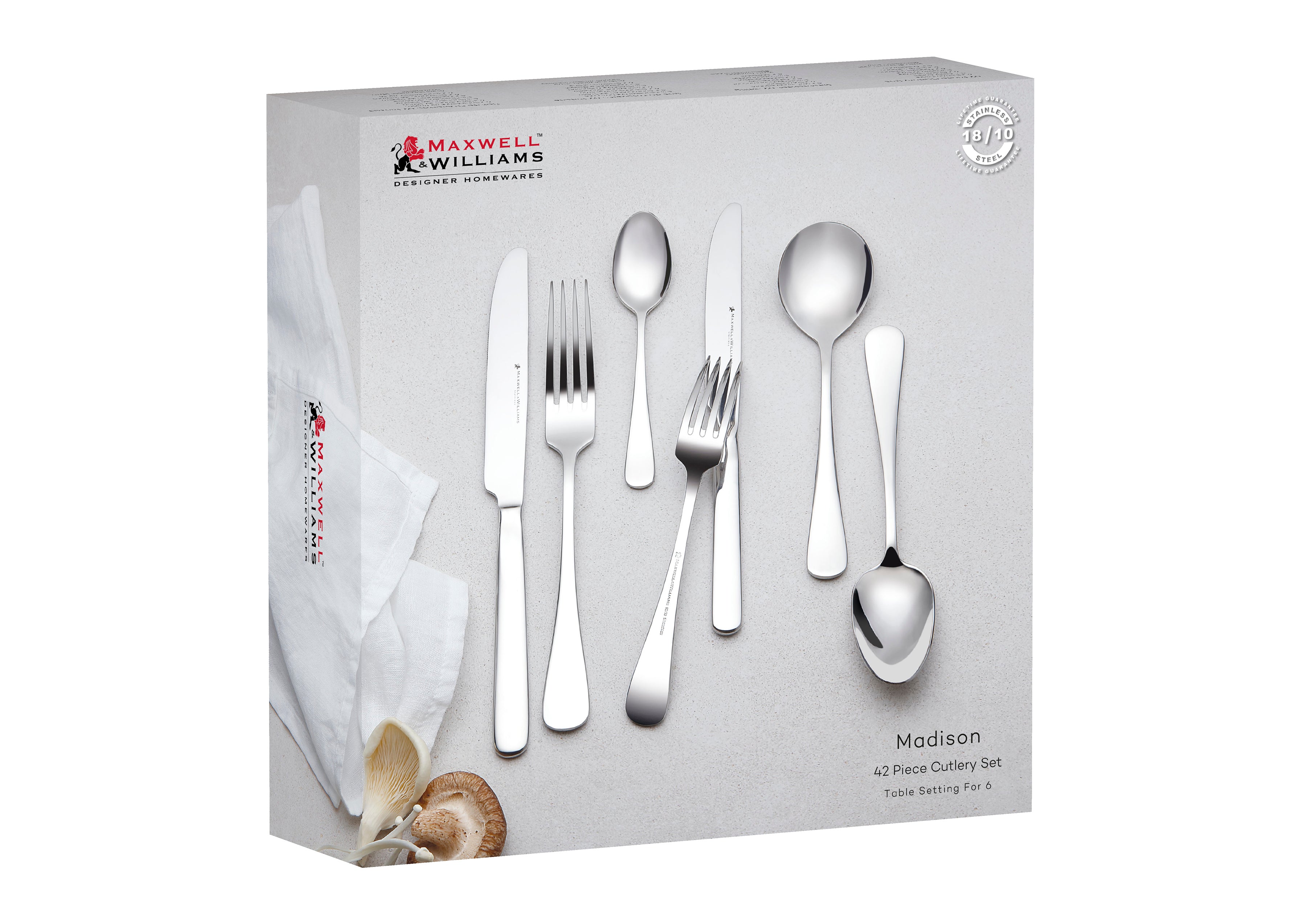 MADISON CUTLERY SET (42PC)