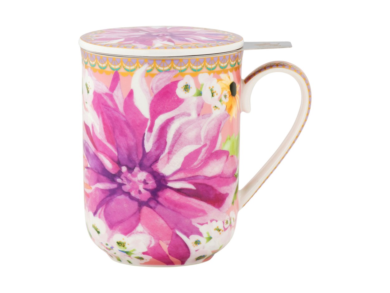 MUG LID DAHLIA PNK 340ML