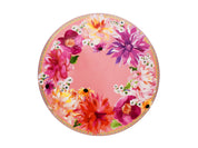 DAHLIA PINK FOOTED CAKE STAND 28CM