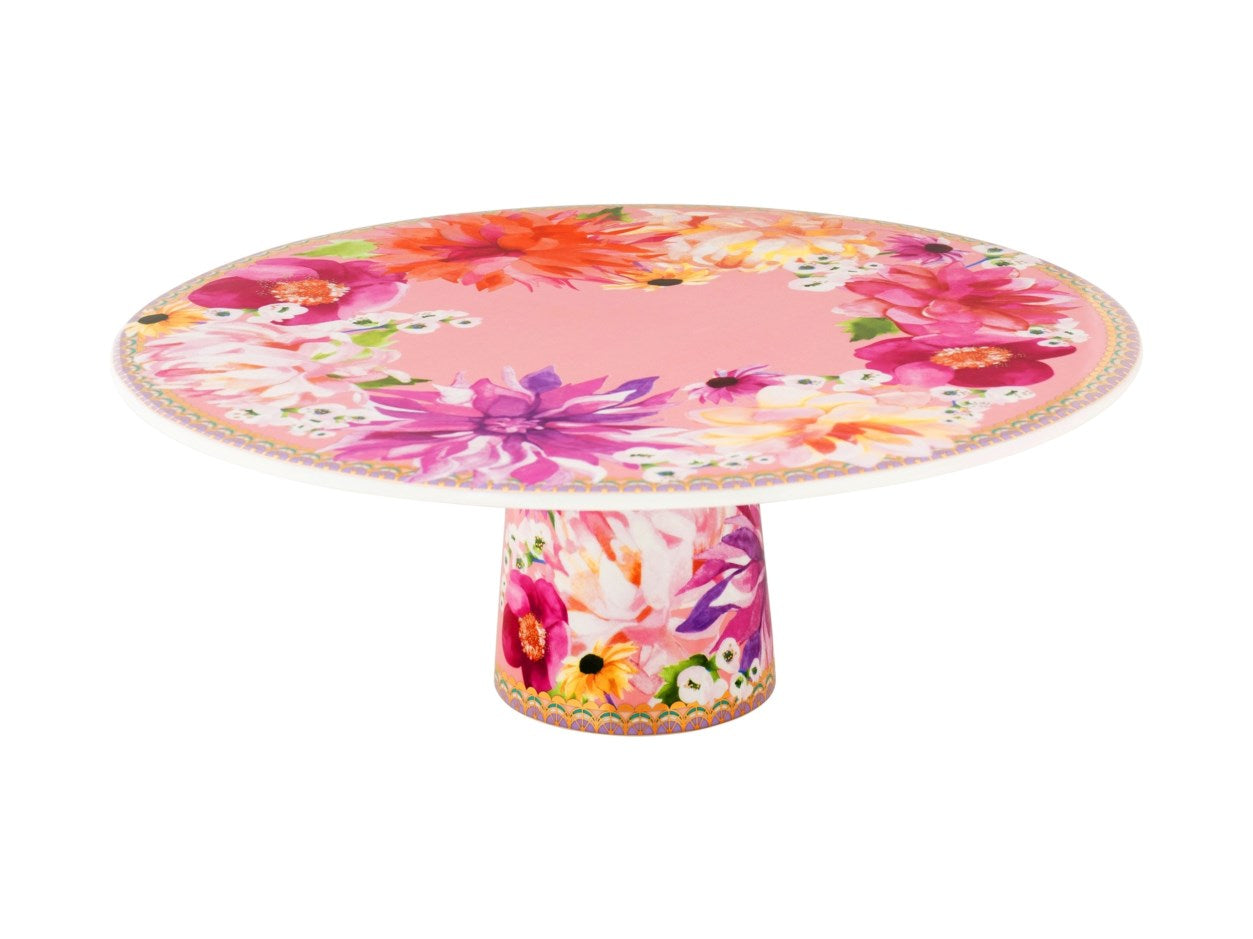 CAKE STAND FOOT DAHLIA PNK