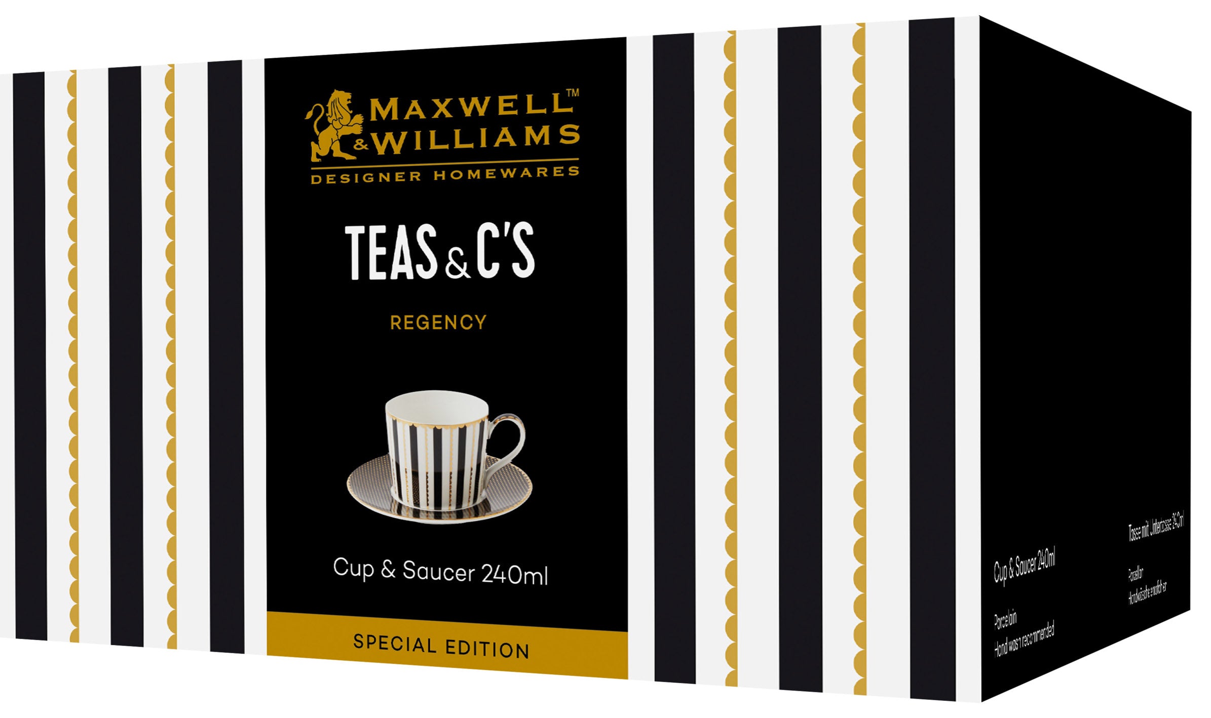 REGENCY CUP & SAUCER 240ML