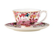 CUP&SAUCER ENCHANT WHT