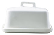 BUTTER DISH WHITE