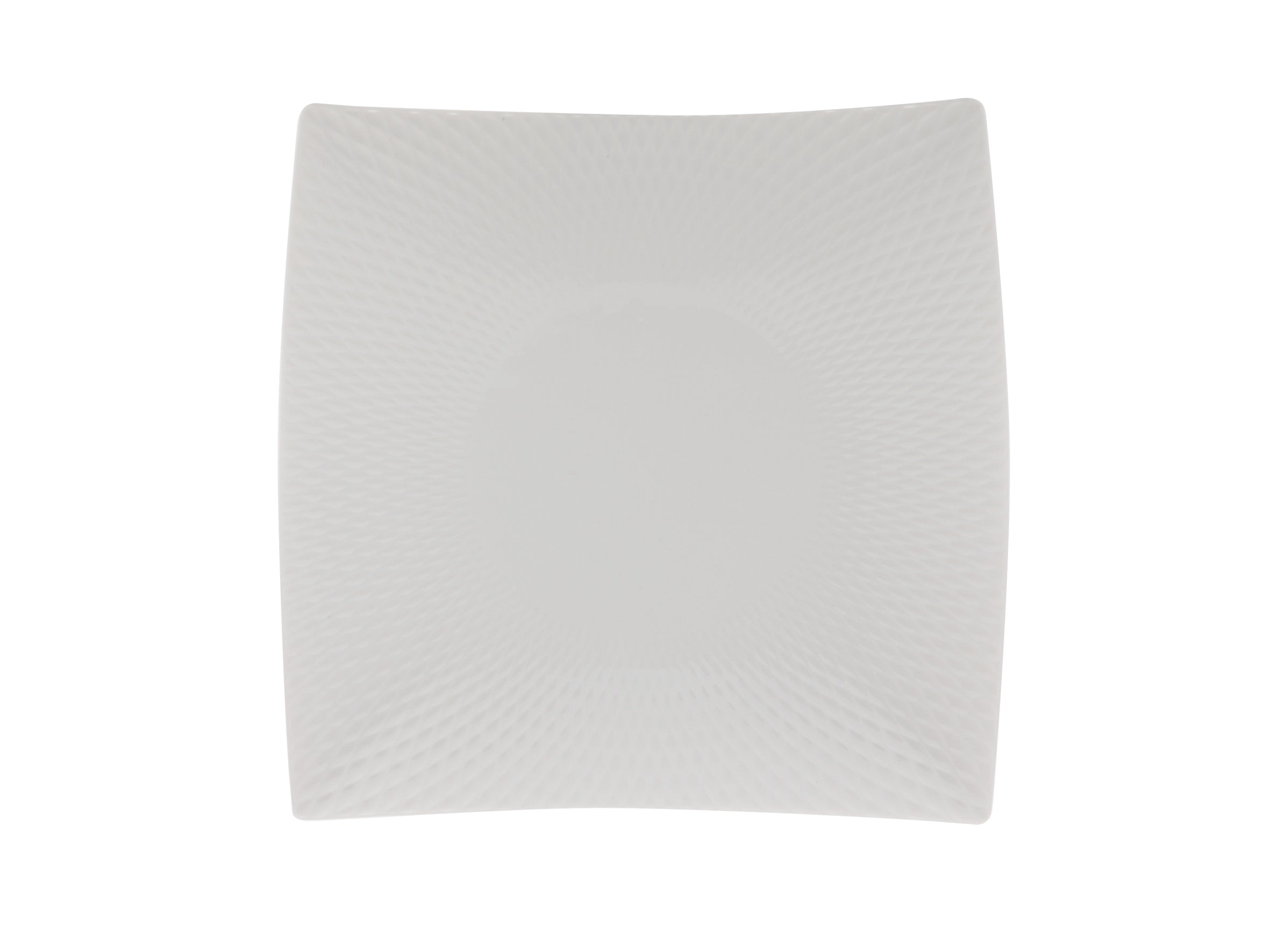 DIAMONDS DINNER PLATE SQUARE 26CM