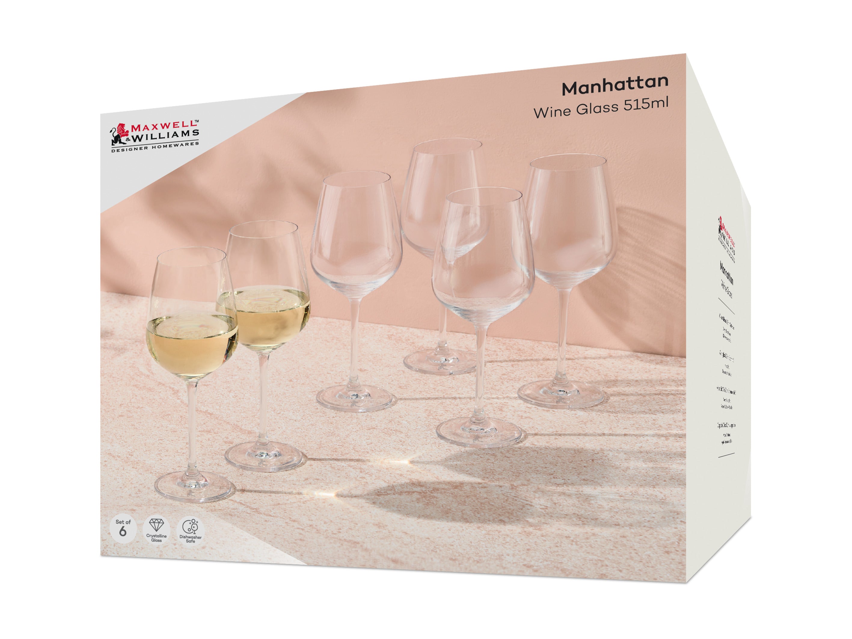 MANHATTAN WINE GLASS SET 6
