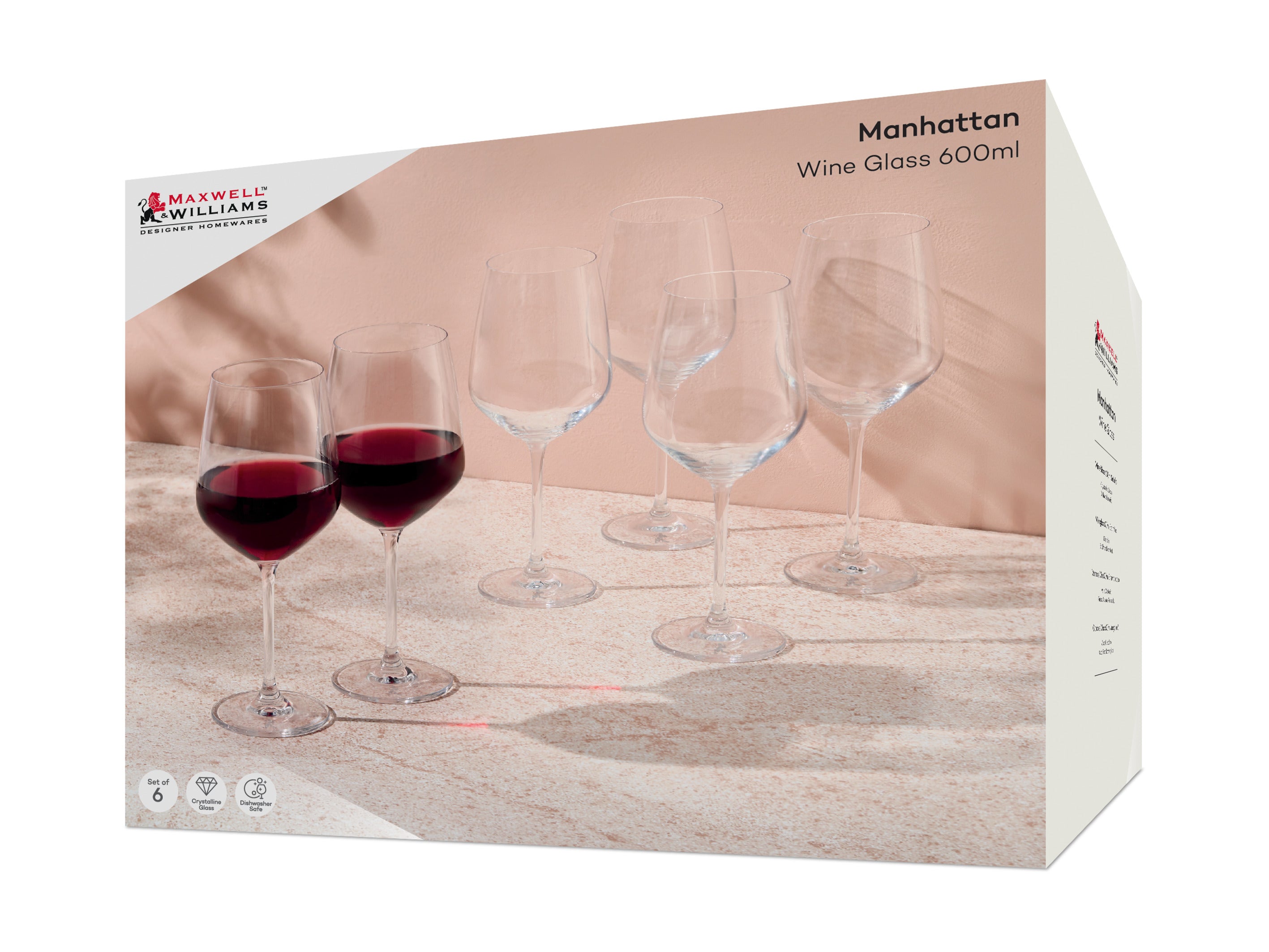 MANHATTAN WINE GLASS SET 6