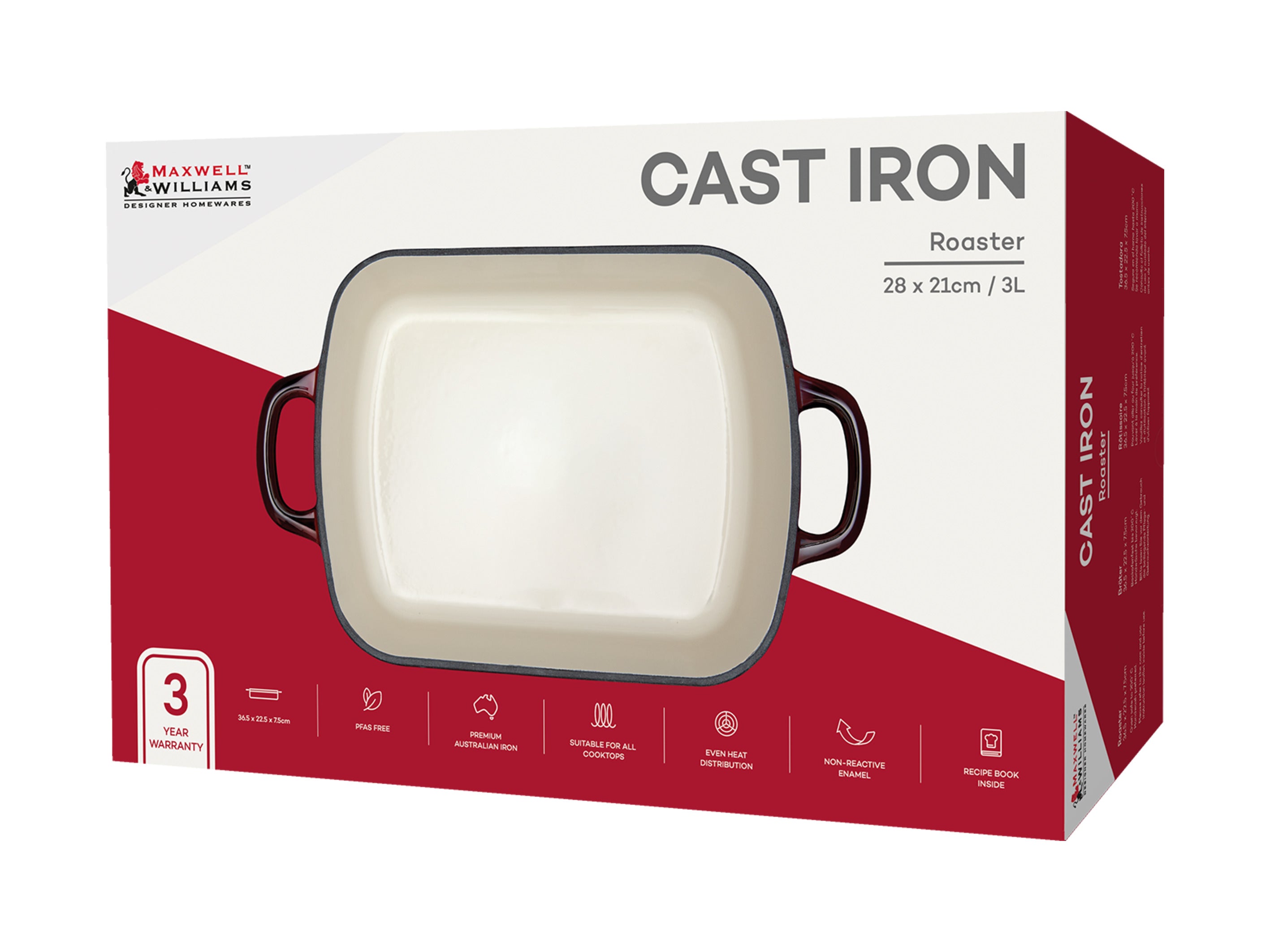 CAST IRON ROASTER 3L