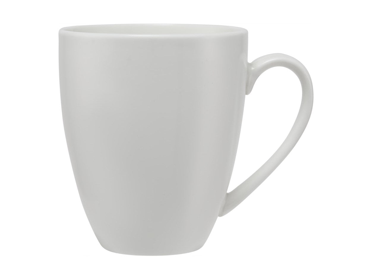 WHITE BASICS COUPE MUG 450ML