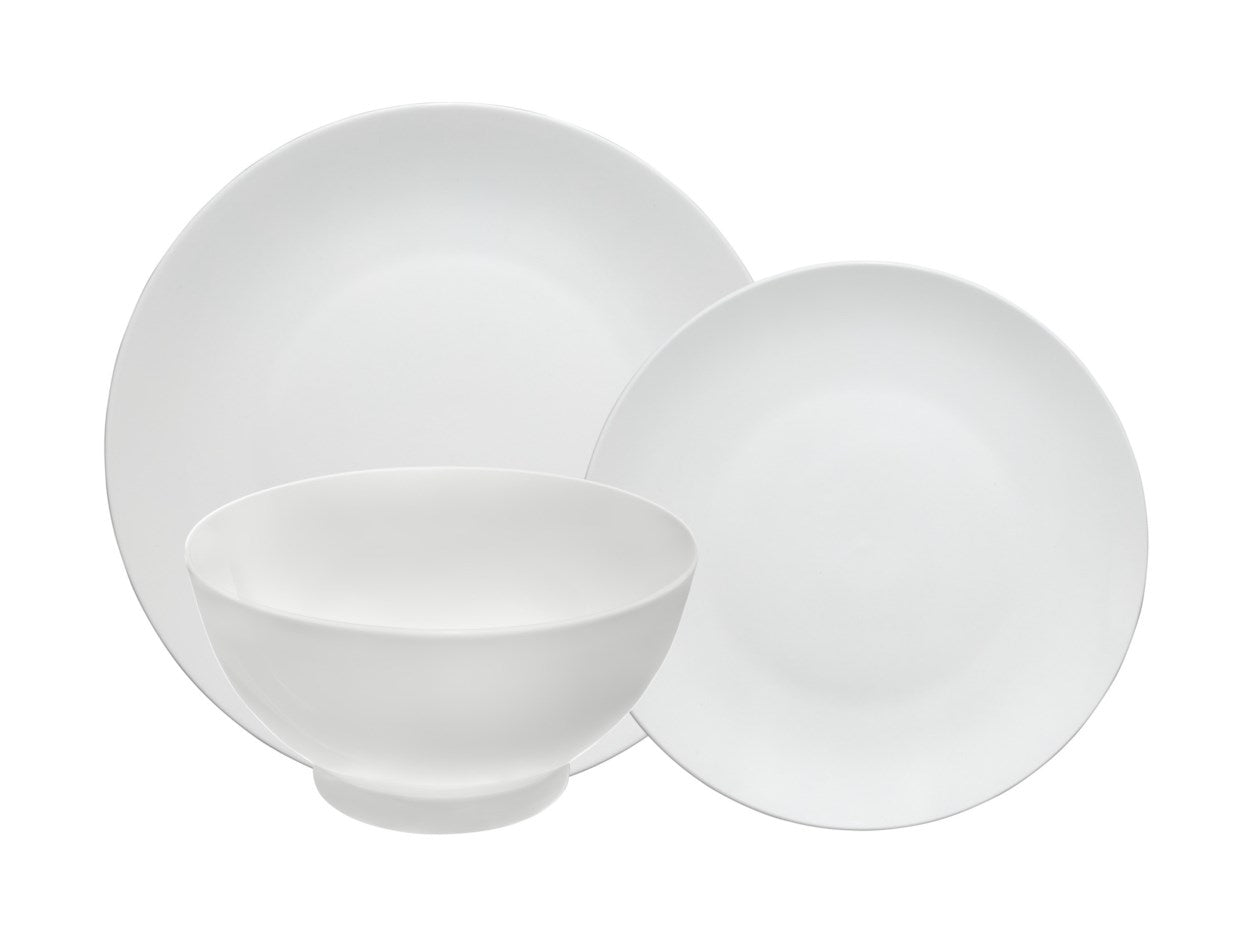 WHITE BASICS DYNASTY DINNER SET (12PC) – Maxwell & Williams Canada