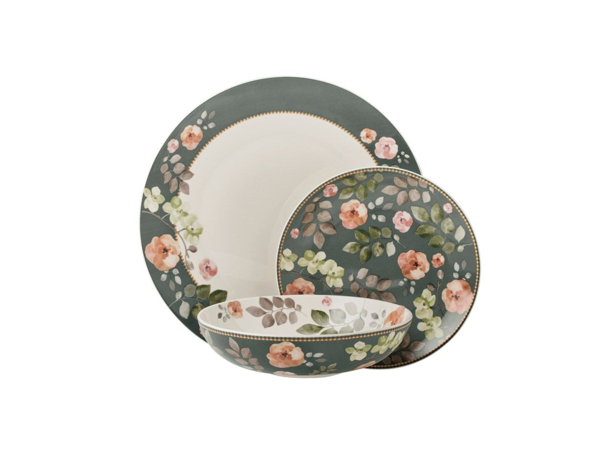 DINNER SET ARCADIA GRN(12PC)