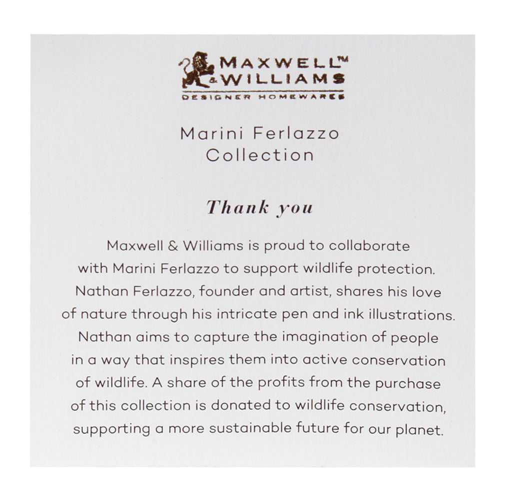 FERLAZZO ASIATIC BLACK BEAR MUG 450ML